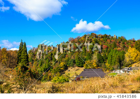 立羽田の景の紅葉 【大分県中津市裏耶馬渓】 立羽田の景の紅葉 【大分県中津市裏耶馬渓】 45843586