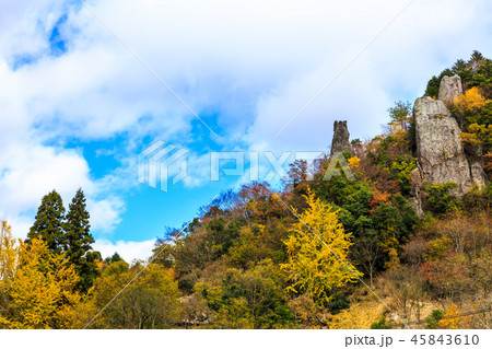立羽田の景の紅葉 【大分県中津市裏耶馬渓】 立羽田の景の紅葉 【大分県中津市裏耶馬渓】 45843610