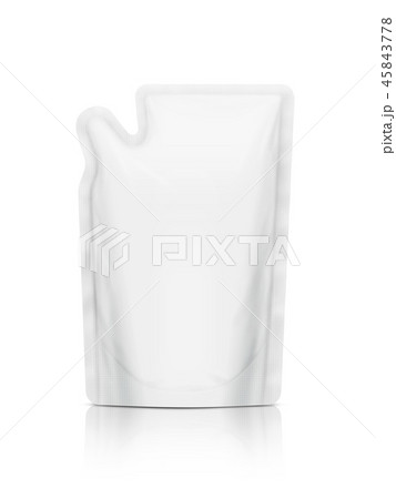 white refill pouch isolated on white background 45843778