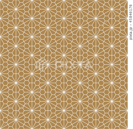 Seamless pattern based on Japanese ornament Kumiko 45846176