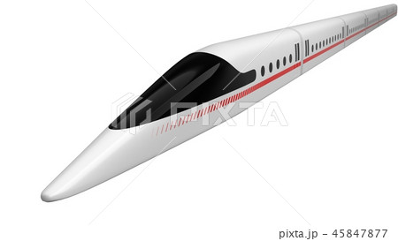 high speed train. concept design for magnetic levitation and vacuum tunnel technology. 3d high speed train. concept design for magnetic levitation and vacuum tunnel technology. 3d 45847877
