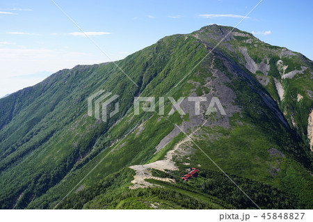 横通岳からの常念岳 45848827