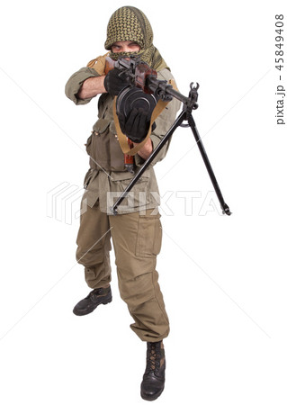 mercenary gunner with machine gun mercenary gunner with machine gun 45849408