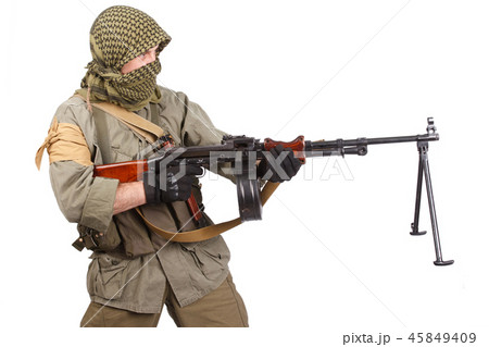 mercenary gunner with machine gun mercenary gunner with machine gun 45849409