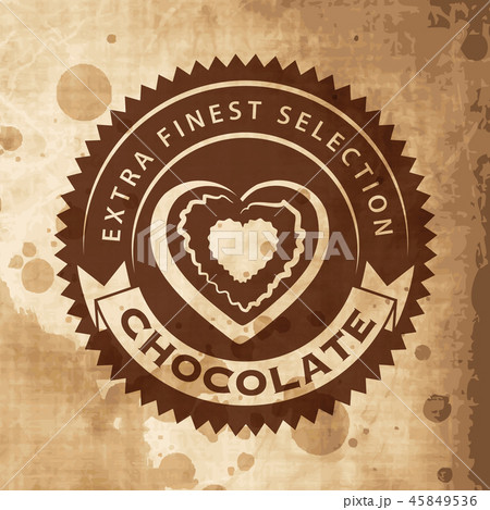 Vector craft chocolate logo template 45849536