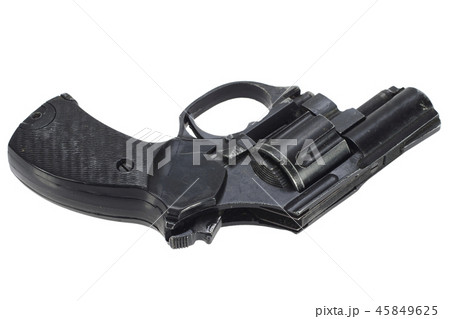 Revolver isolated on a white background Revolver isolated on a white background 45849625