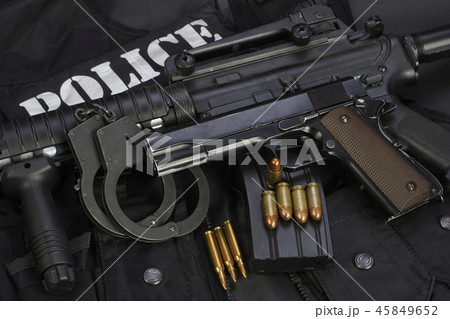 Special weapons and tactics team equipment  45849652