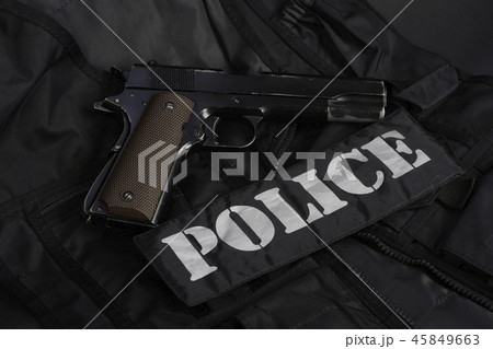 Special weapons and tactics police team equipment 45849663