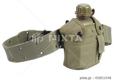 Army water canteen with pistol belt Army water canteen with pistol belt 45851548