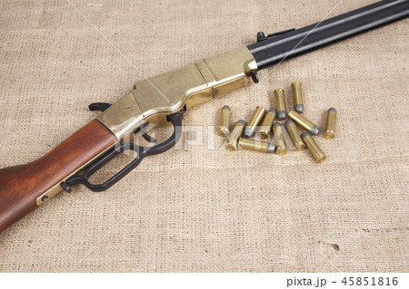 Wild west period repeating rifle Wild west period repeating rifle 45851816