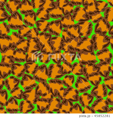 Abstract seamless animal camouflage spots. Vector animal skin pattern. 45852281