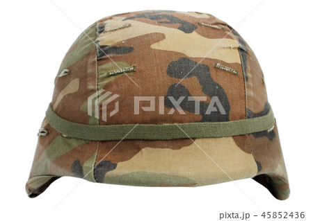 us army kevlar helmet isolated on white 45852436