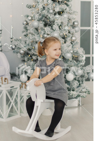 beautiful little girl in a white dress like a beautiful little girl in a white dress like a 45853280