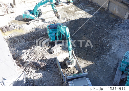 工事現場 工事現場 45854911