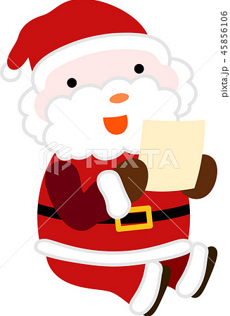 サンタクロース かわいい クリスマス 12月のイラスト素材 45856106 Pixta