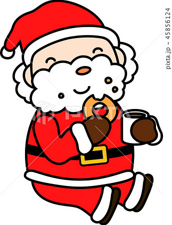 サンタクロース　かわいい　クリスマス　12月 45856124