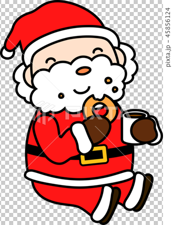 サンタクロース　かわいい　クリスマス　12月 45856124