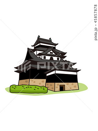 松江城のイラスト素材