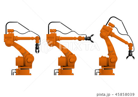 Set of assembly handling robots 45858039