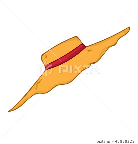straw hat isolated illustration straw hat isolated illustration 45858225