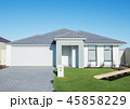 modern suburban house 45858229