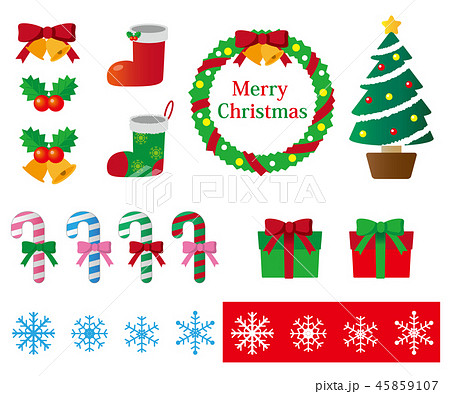 クリスマス素材セット 45859107
