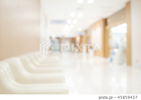 Blurred luxury hospital interior background Blurred luxury hospital interior background 45859437