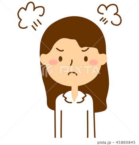 女子中高生:怒り 女子中高生:怒り 45860845