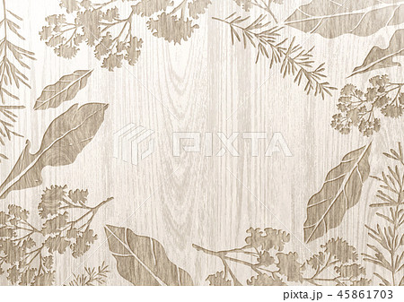 ナチュラル 植物 木製 背景 イラストのイラスト素材