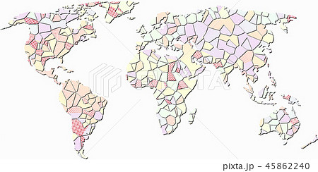 世界地図 ワールドマップ ビジネスのイラスト素材