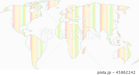 世界地図 ワールドマップ ビジネス 45862242