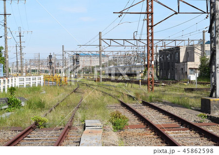 鶴見線 浜川崎の踏み切り 鶴見線 浜川崎の踏み切り 45862598