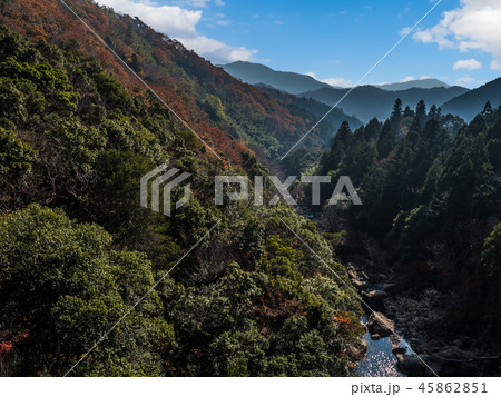 紅葉の二瀬川渓谷 45862851