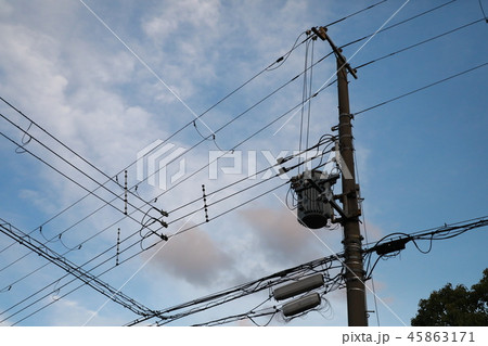 電柱 45863171