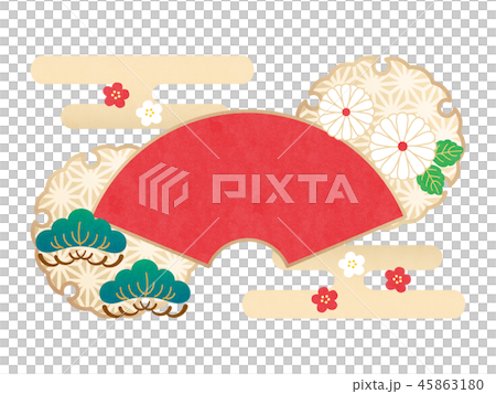 New Year's card material New Year's card material 45863180