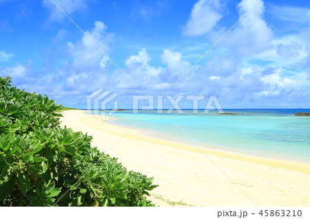 波照間島　ニシ浜 45863210