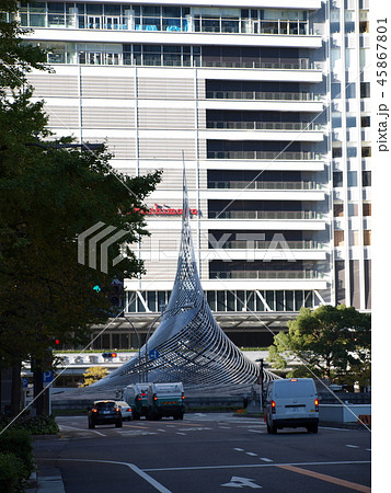 名古屋駅　名駅前ロータリー　モニュメント 45867801