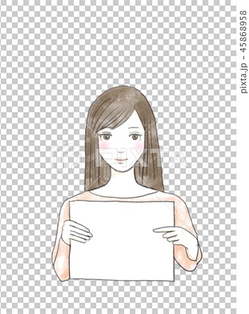 Woman with a plate 45868958