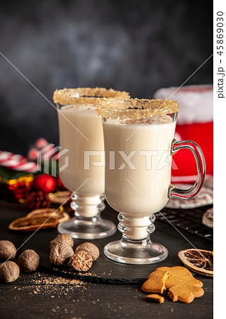 Traditional eggnog for Christmas Traditional eggnog for Christmas 45869030