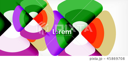 Circles and triangles design abstract background 45869708