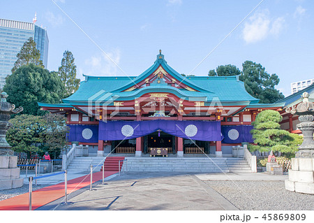 東京都 千代田区永田町 山王日枝神社 本殿 東京都 千代田区永田町 山王日枝神社 本殿 45869809