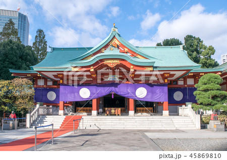 東京都 千代田区永田町 山王日枝神社 本殿 東京都 千代田区永田町 山王日枝神社 本殿 45869810