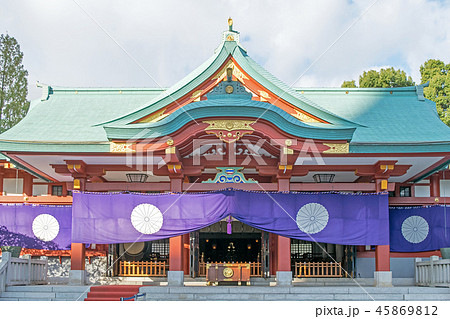 東京都 千代田区永田町 山王日枝神社 本殿 東京都 千代田区永田町 山王日枝神社 本殿 45869812
