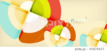 Circles and triangles geometric abstract background. Trendy abstract layout template for business or Circles and triangles geometric abstract background. Trendy abstract layout template for business or 45870427