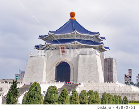 台湾 台北市 中正紀念堂 本堂 台湾 台北市 中正紀念堂 本堂 45870751