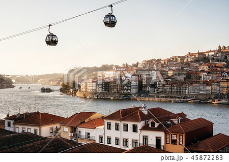 Old town of Porto on Douro River, Portugal. 45872283