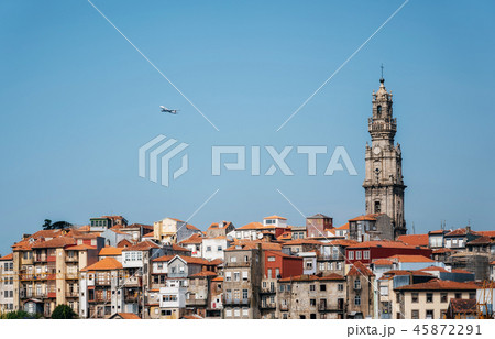 Porto cityscape with Clerigos tower, Portugal Porto cityscape with Clerigos tower, Portugal 45872291