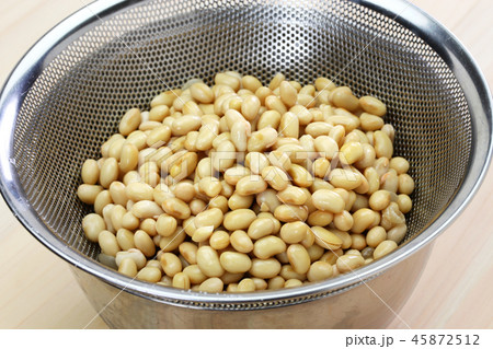 手作り麦味噌2　茹でた大豆 45872512