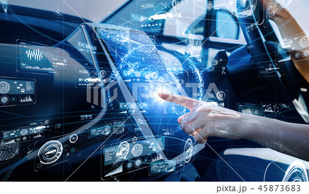 自動運転 45873683