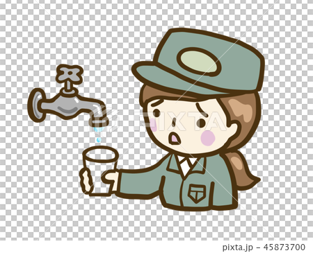 ベクター 水道 水 水道局員 ベクター 水道 水 水道局員 45873700